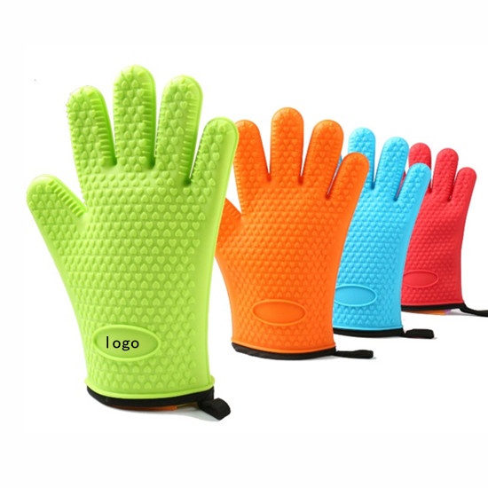 Silicone Kitchen Gloves  Inner Cotton Layer for Cooking, Baking, Barbeque