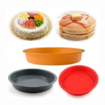Round Silicone Cake Mold Pan Muffin