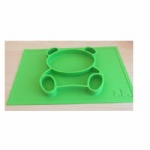 One-piece silicone placemat