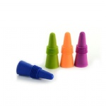 Silicone wine bottle stoppers