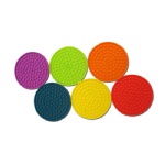 Premium Silicone Coasters Multicolor, Durable, Non-Slip